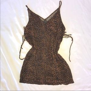 Kendall & Kylie Leopard Print Dress